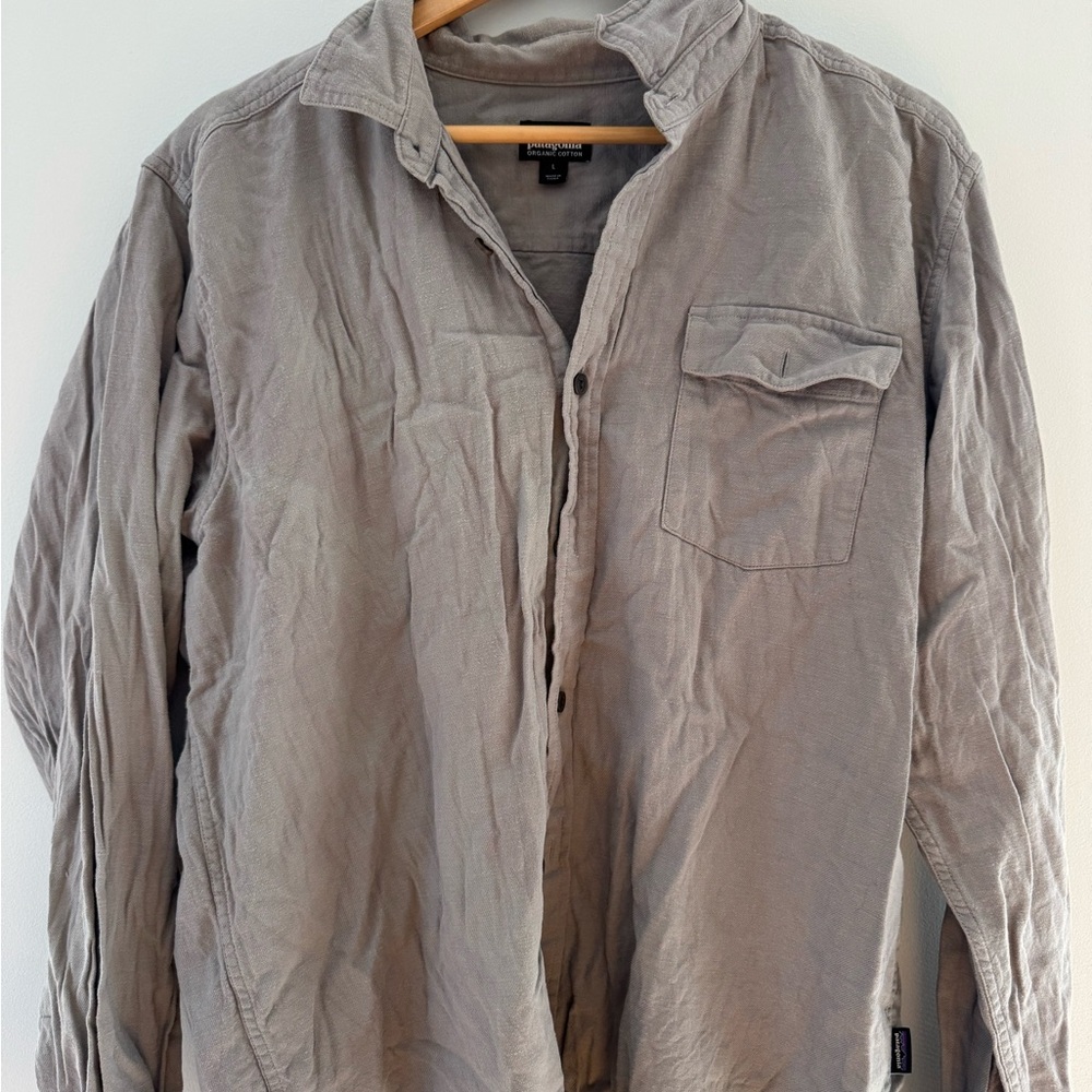 Patagonia Organic Cotton Shirt in Light Brown